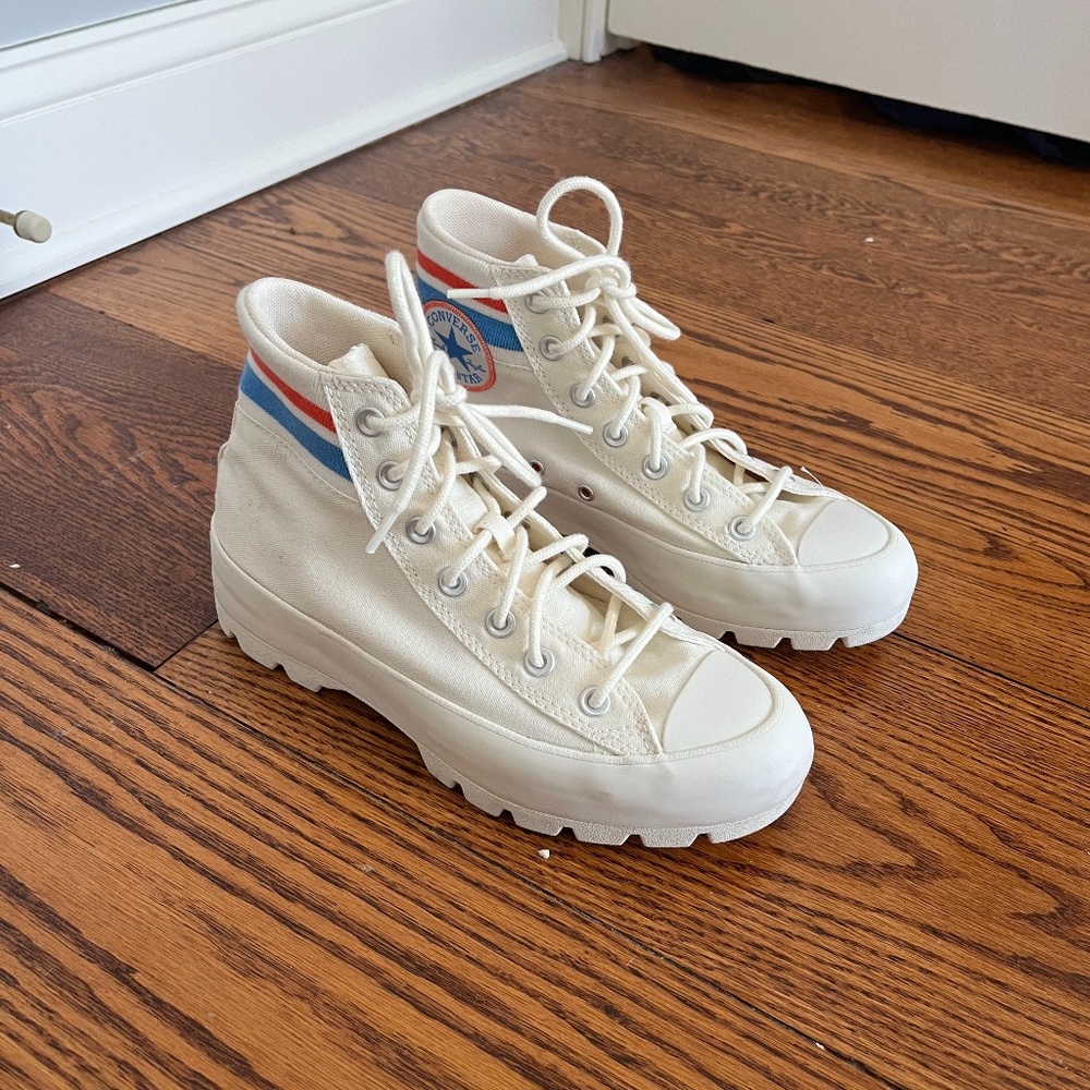 Women's Platform White Converse